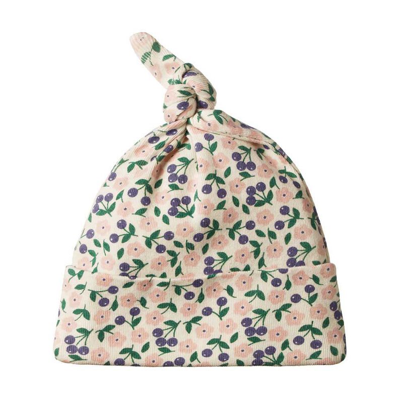 Nature Baby Cotton Knotted Beanie image number 0